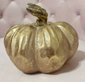 Gold Textured Pumpkin -Small