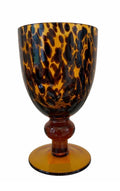 Goblet Glasses - Tortoise Set of 2