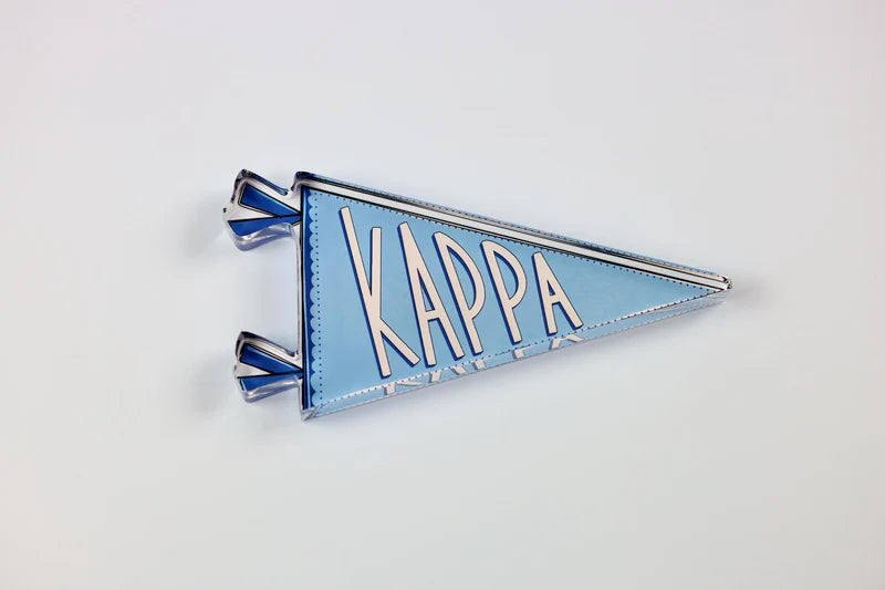 Kappa Delta Acrylic Pennant Flag Shelfie