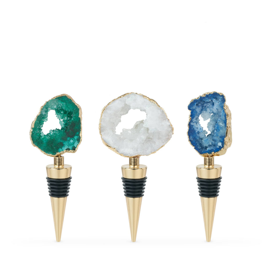 Gilded Geode Bottle Stopper