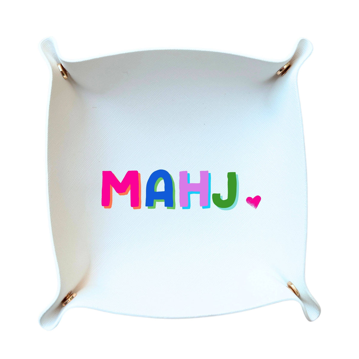 Mahjong "MAHJ" Gift Jewelry Tray