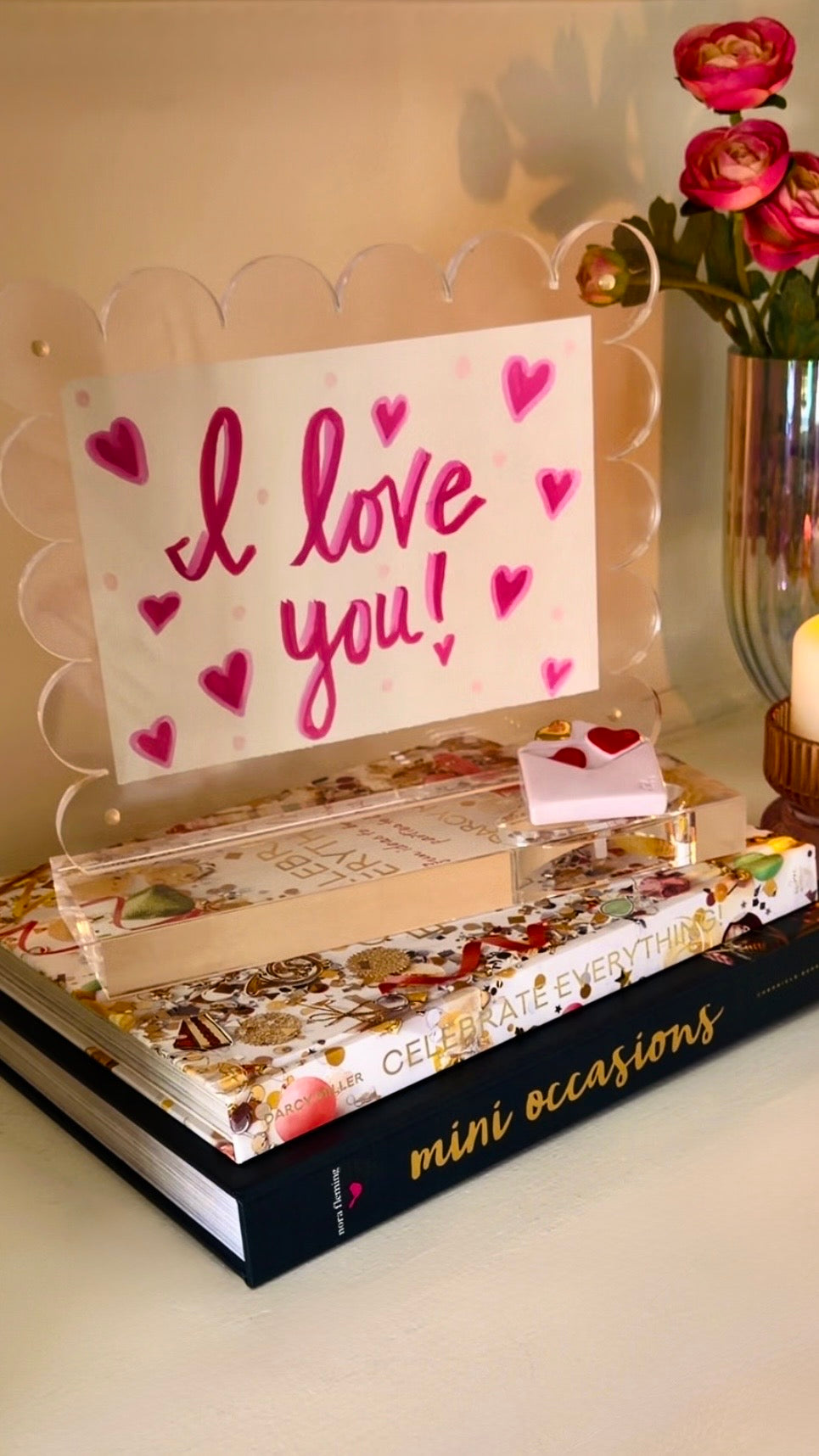 Clearly a Nora-ble Scalloped Acrylic Frame