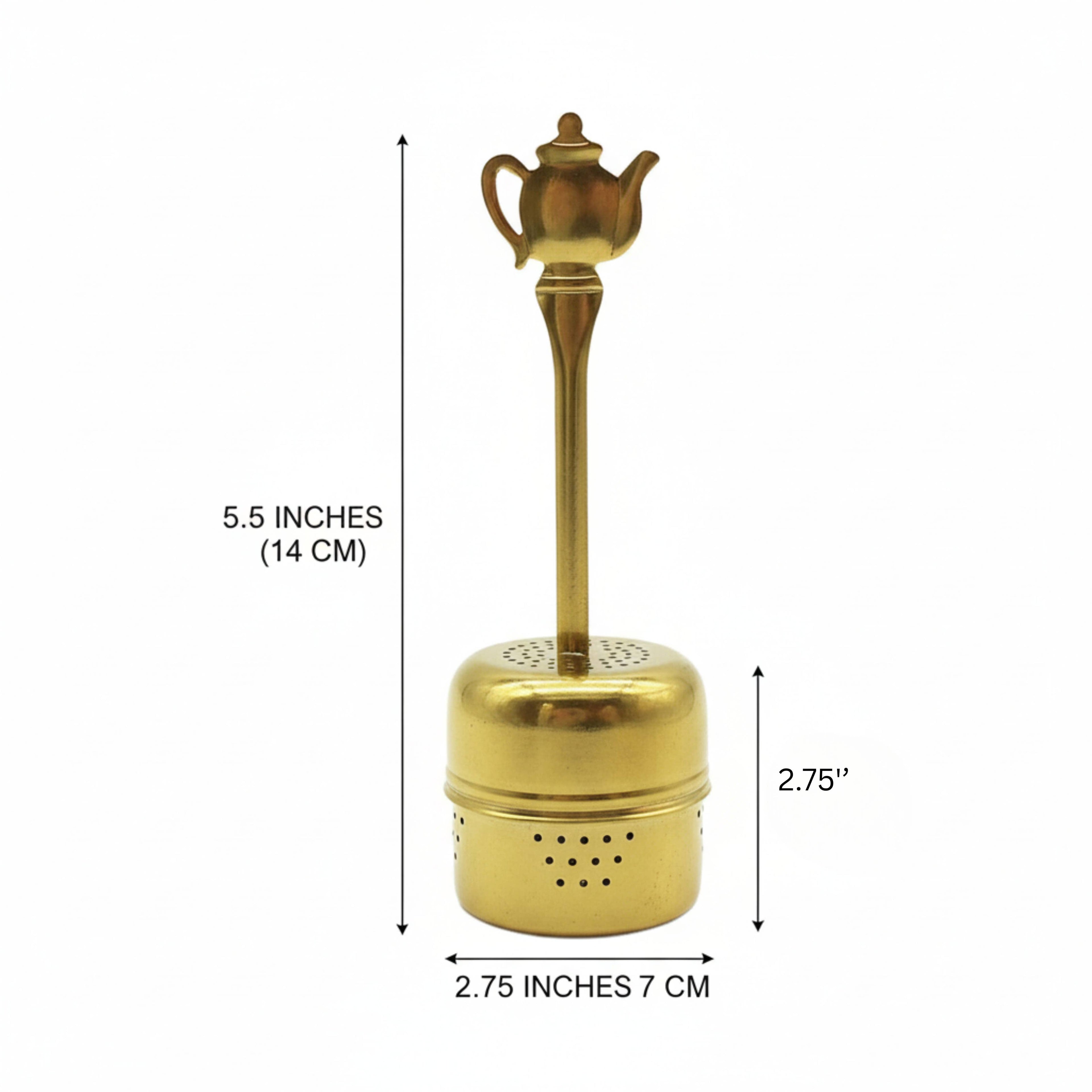 Teapot Tea Infuser Gold