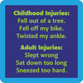 Childhood Injuries Coaster