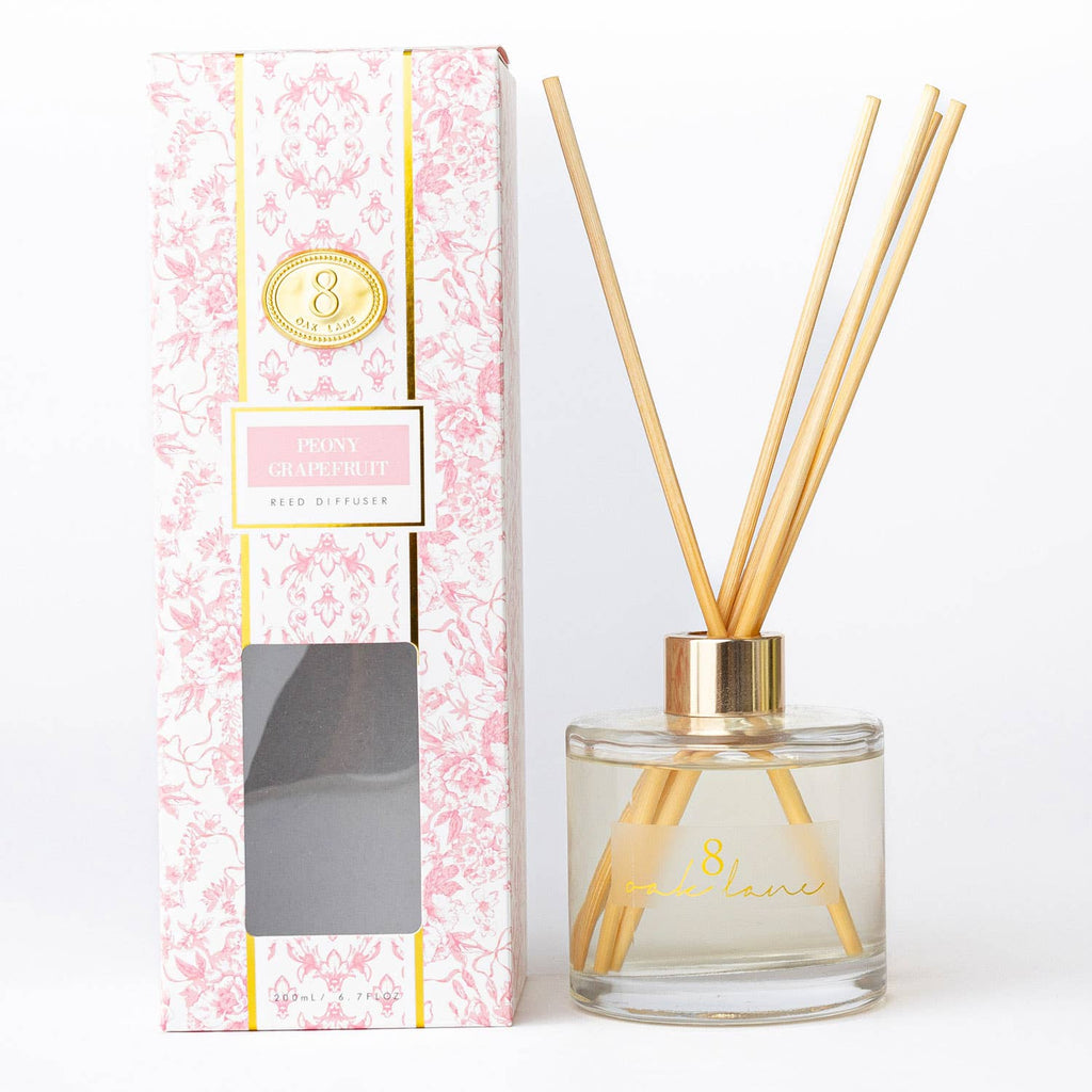 Reed Diffuser, Peony Grapefruit, 6.7oz