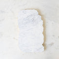 Metz Marble Serving Board   White/Gold   15x9.5 x.5