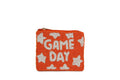 Orange Fully Beaded GAME DAY Theme Coin Purse