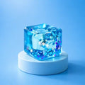 Blue Squishy Ice Cube
