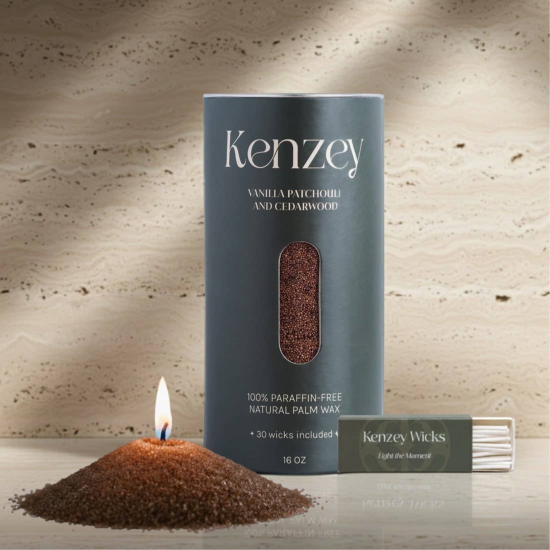 Mediterranean Sea Salt/Scented Wax Pearls: White / 10 oz