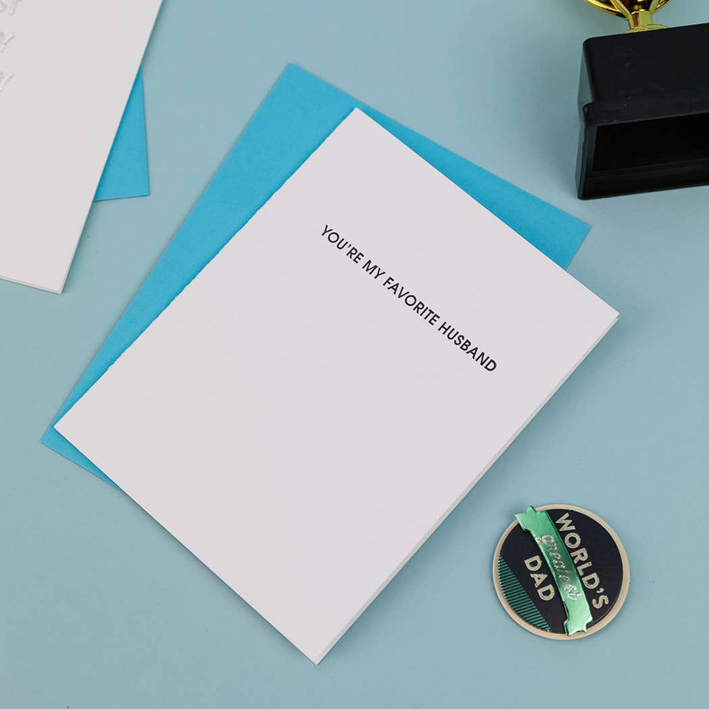 You're My Favorite Husband - Love | Anniversary - Funny Card
