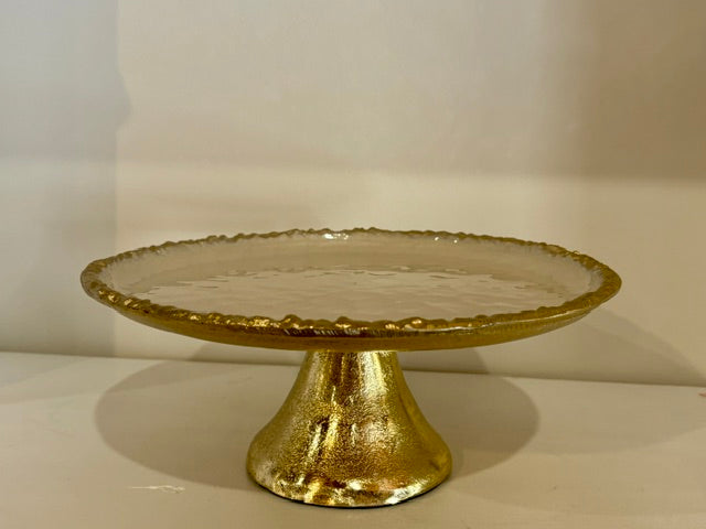 Gold Round Cake Stand