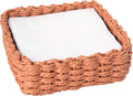 Napkin Holder Paper Woven Caddy Paper Weave Terracotta