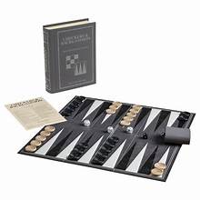 Checkers & Backgammon Vintage Bookshelf Classic Board Game