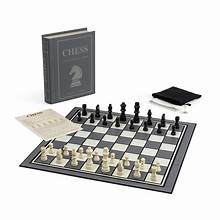 Chess Vintage Bookshelf Classic Board Game