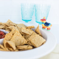 Pinstripes Melamine Chip and Dip