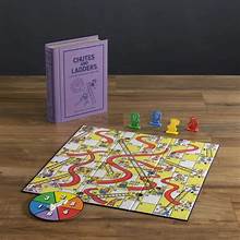 Chutes and Ladders Vintage Bookshelf Classic Board Game