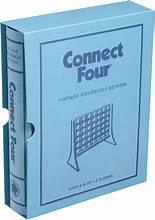 Connect Four Vintage Bookshelf Classic Board Game
