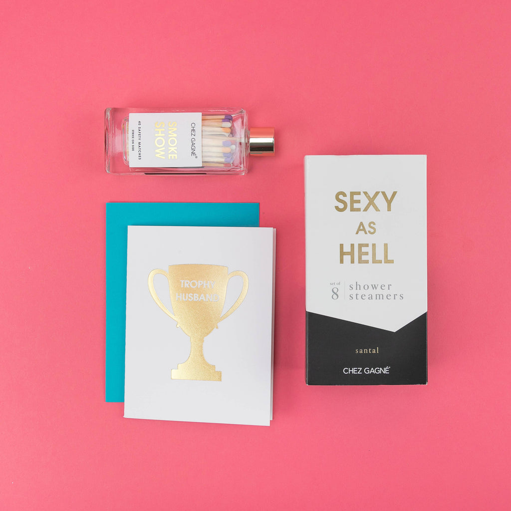 Smokeshow - Glass Bottle Matches, Rainbow/Multi, Funny Gift