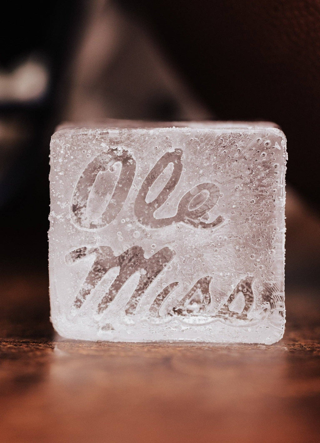 Large Ole Miss-Script Ice Mold