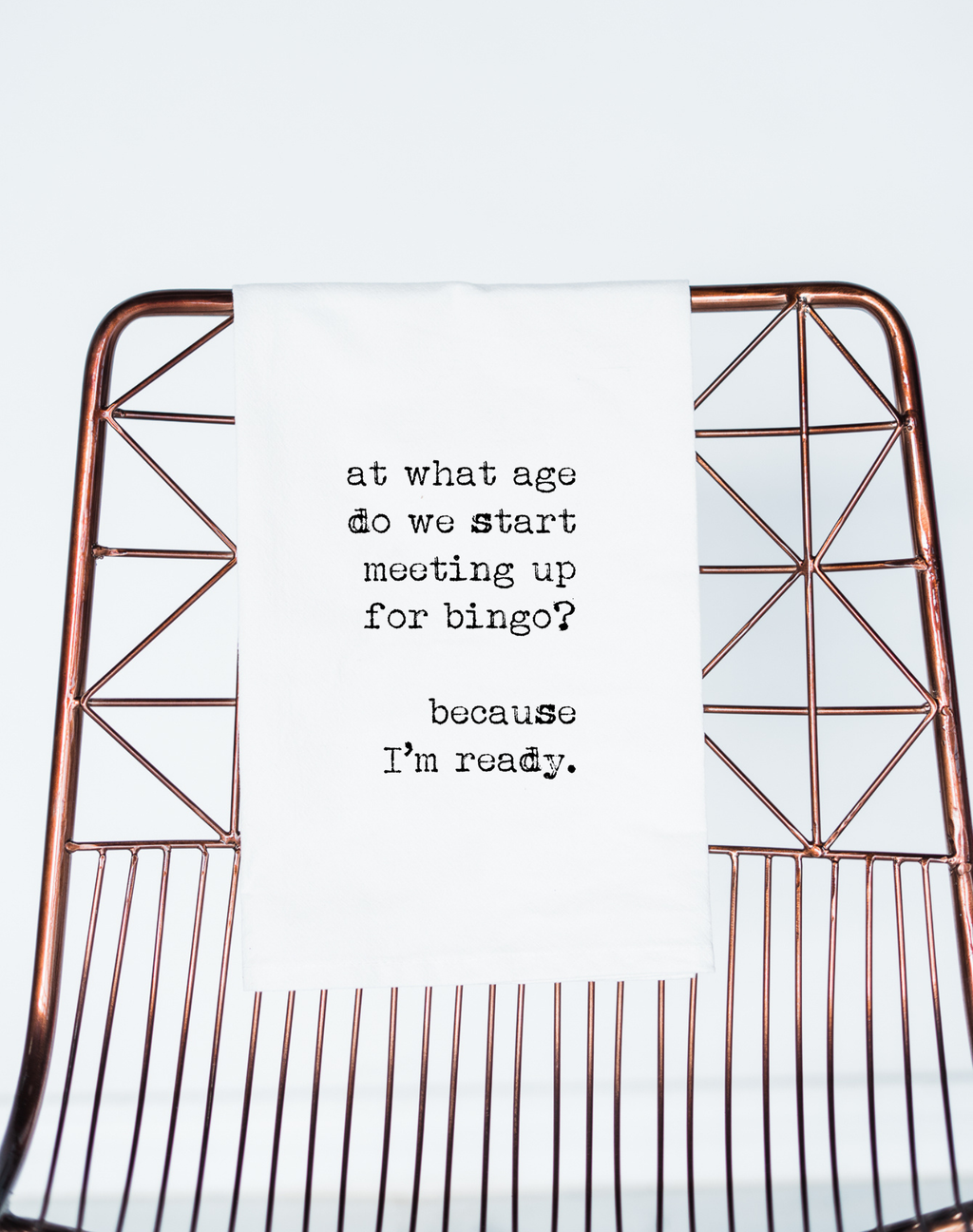 At What Age do we start .....Ready for Bingo