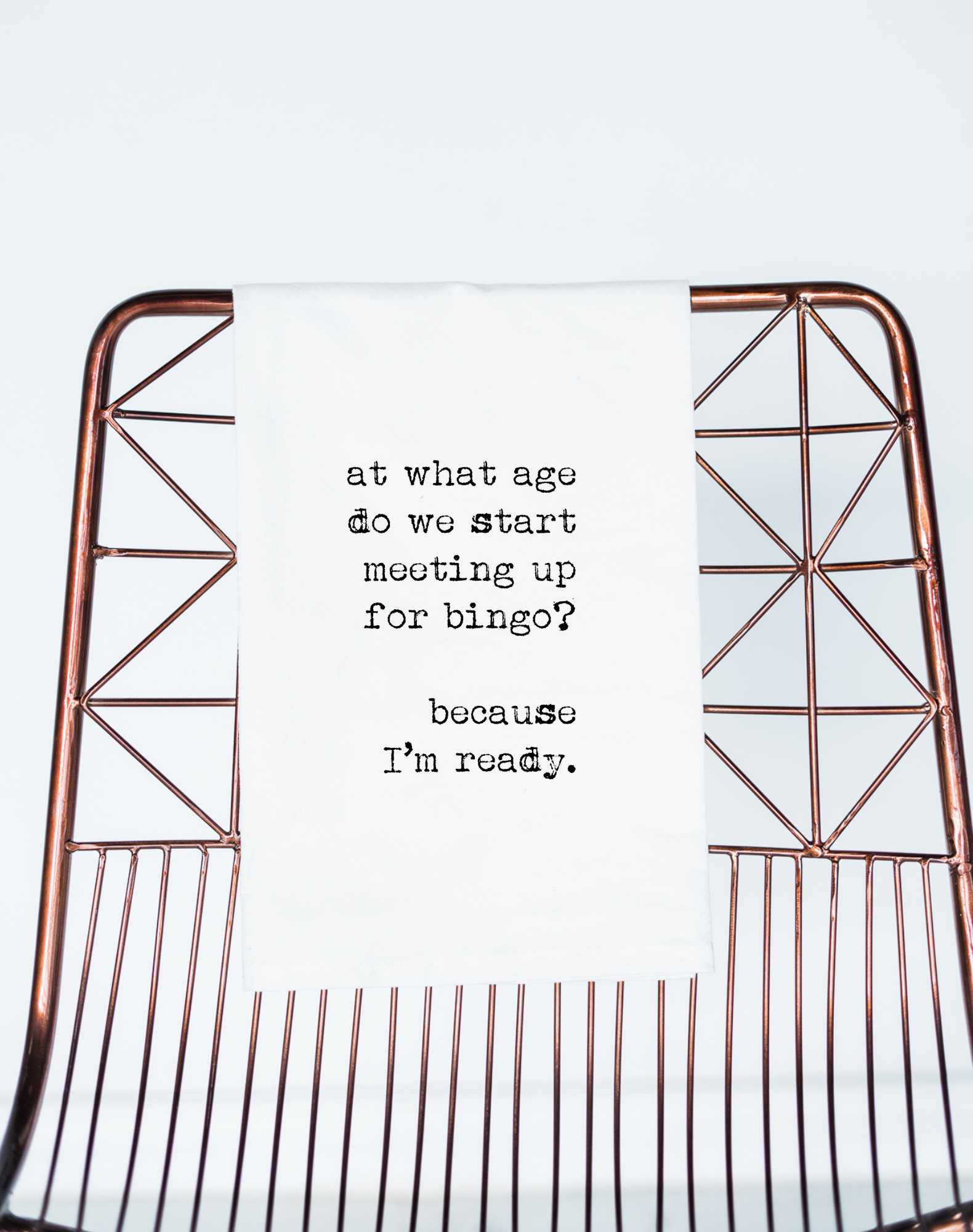 At What Age do we start .....Ready for Bingo