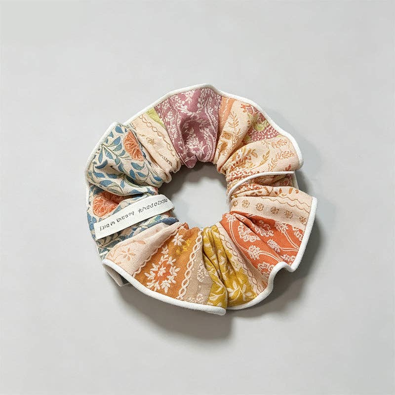 Patchwork Scrunchie: Multi Color / One Size