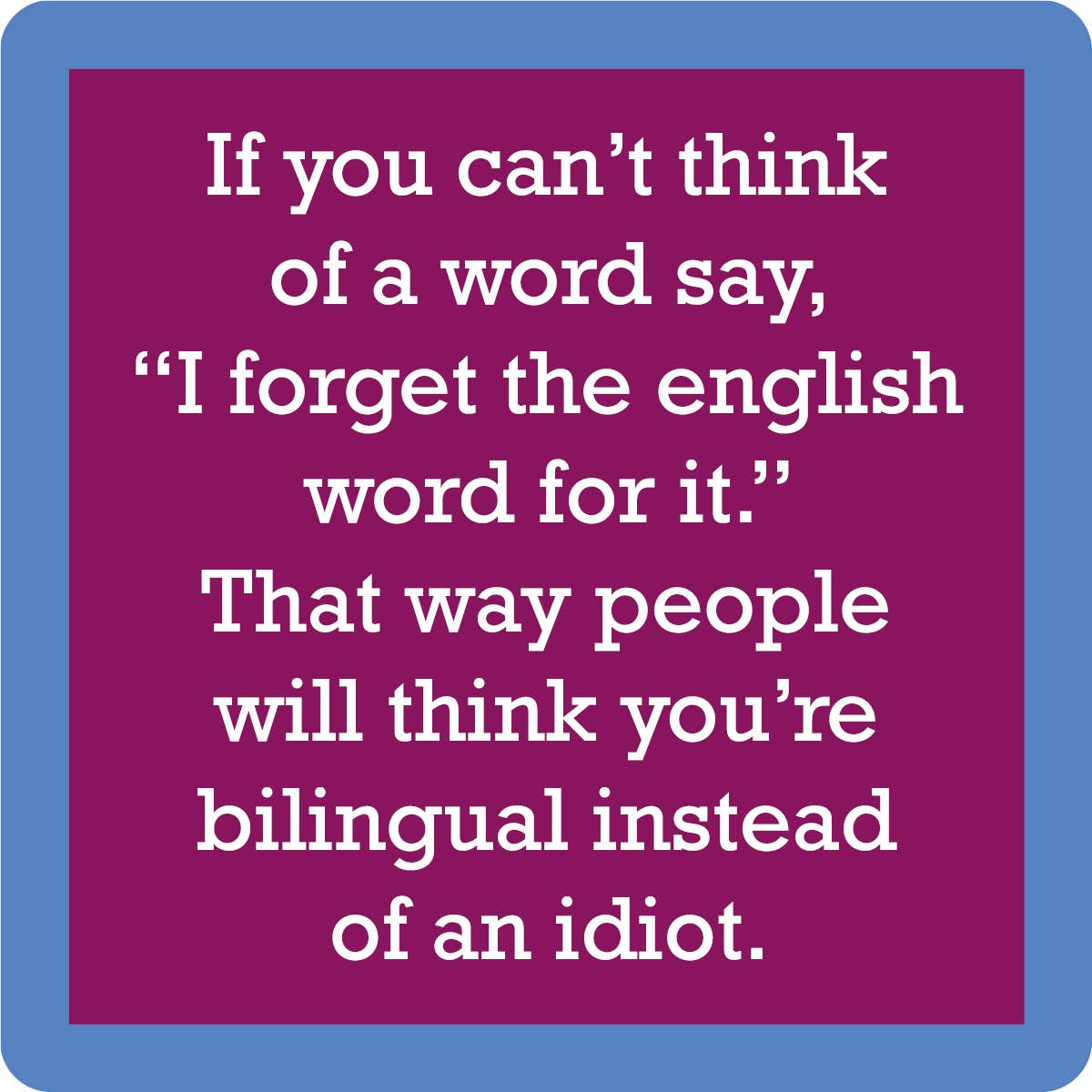 English Word Coaster