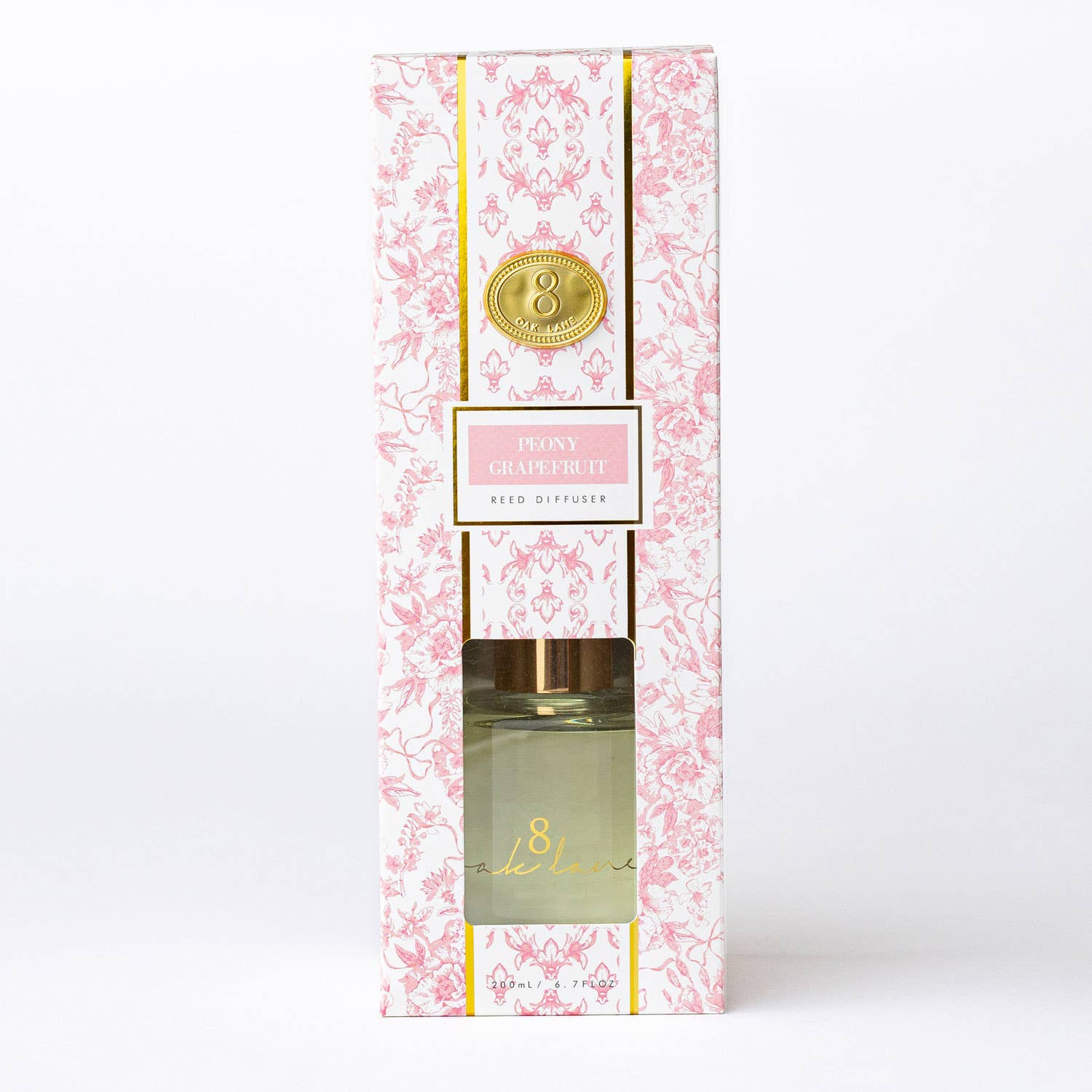 Reed Diffuser, Peony Grapefruit, 6.7oz