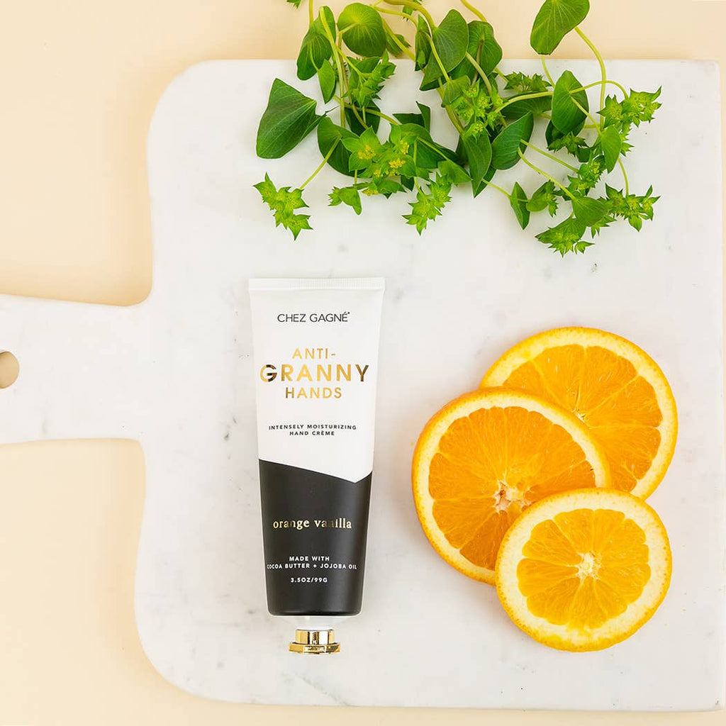 Anti-Granny Hands - Hand Cream, Funny Gift, Orange Vanilla