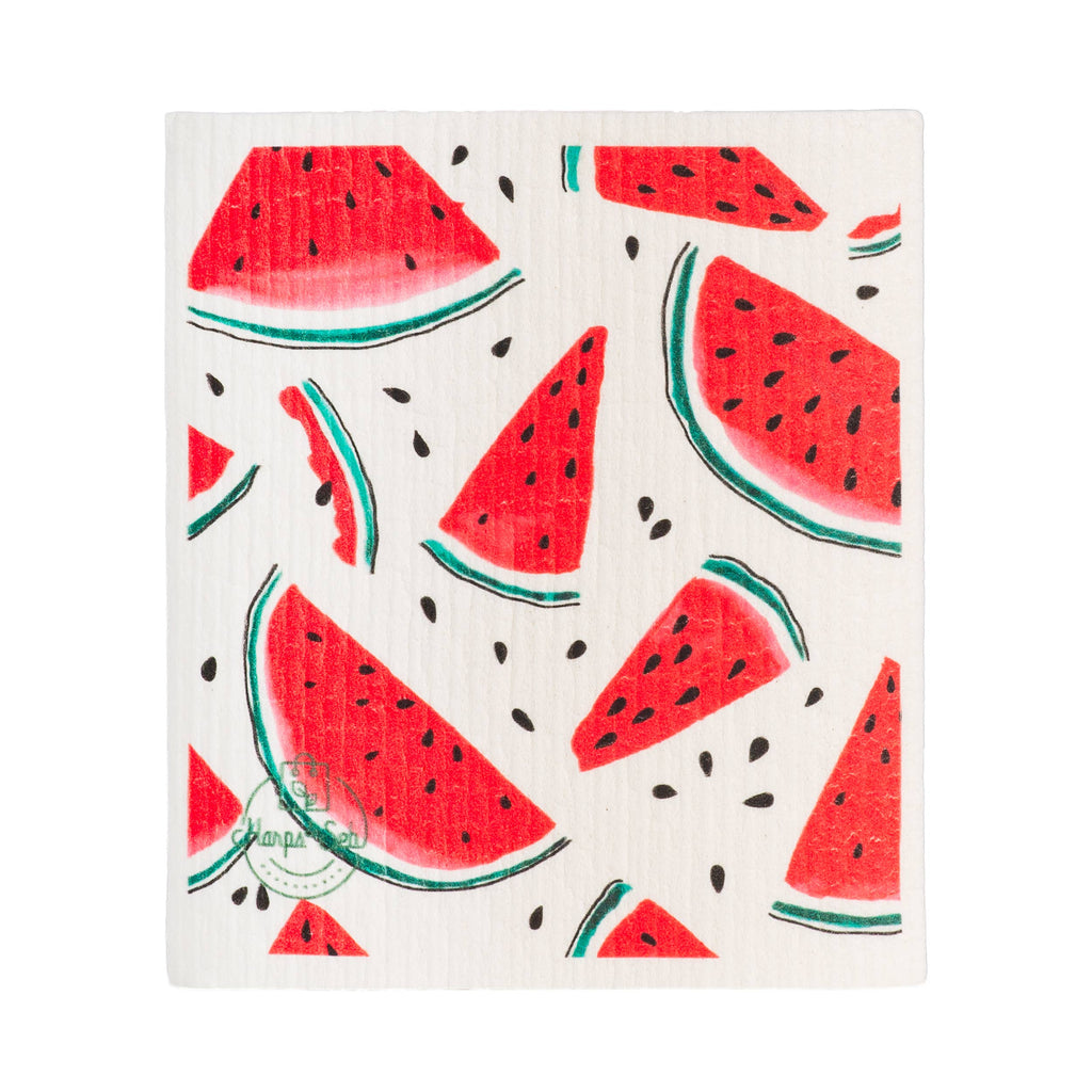 Slice of Summer Swedish Dishcloth