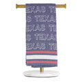 Texas Jacquard Hand Towel   Blue/Red/White   20x28