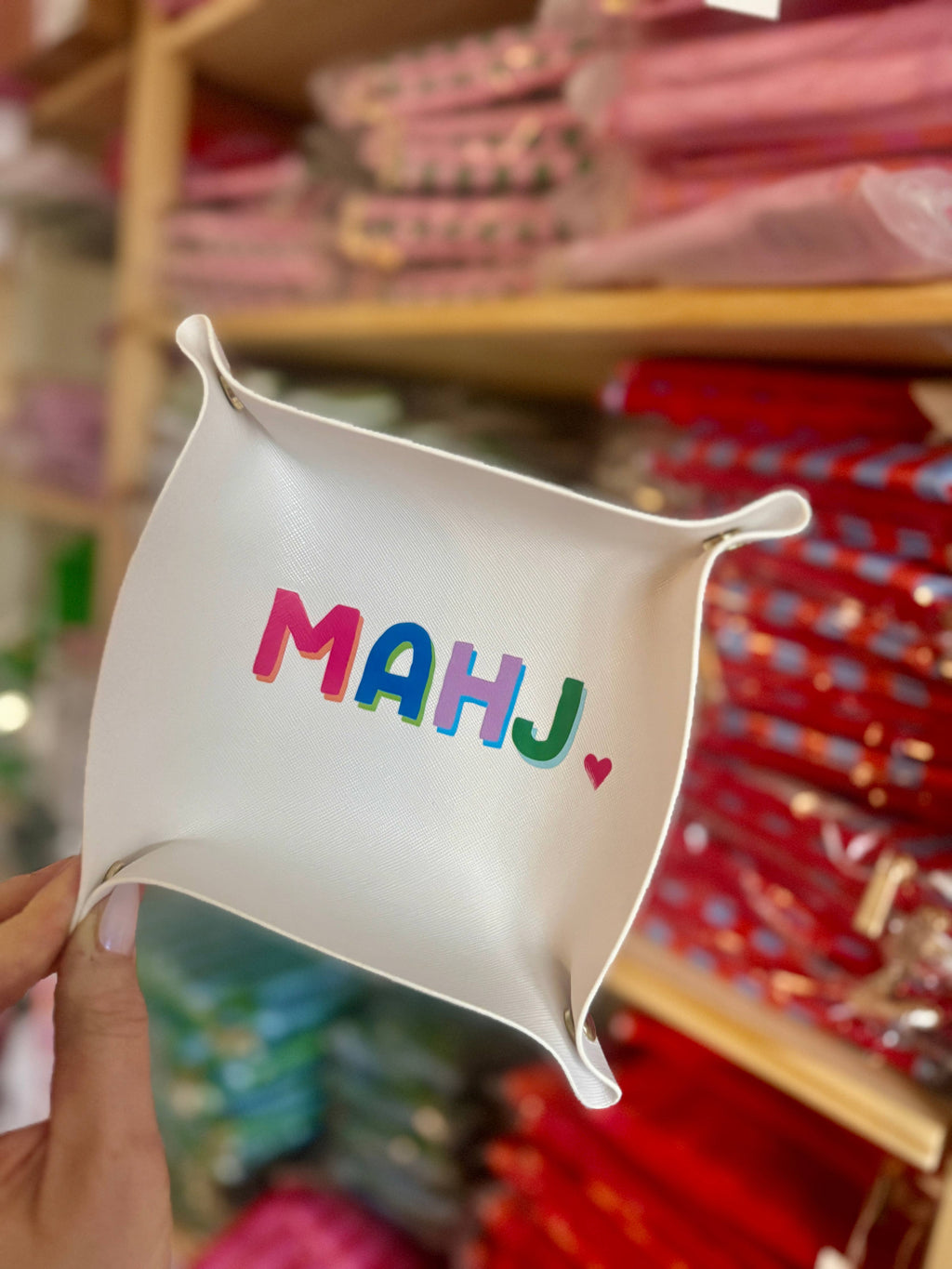 Mahjong "MAHJ" Gift Jewelry Tray