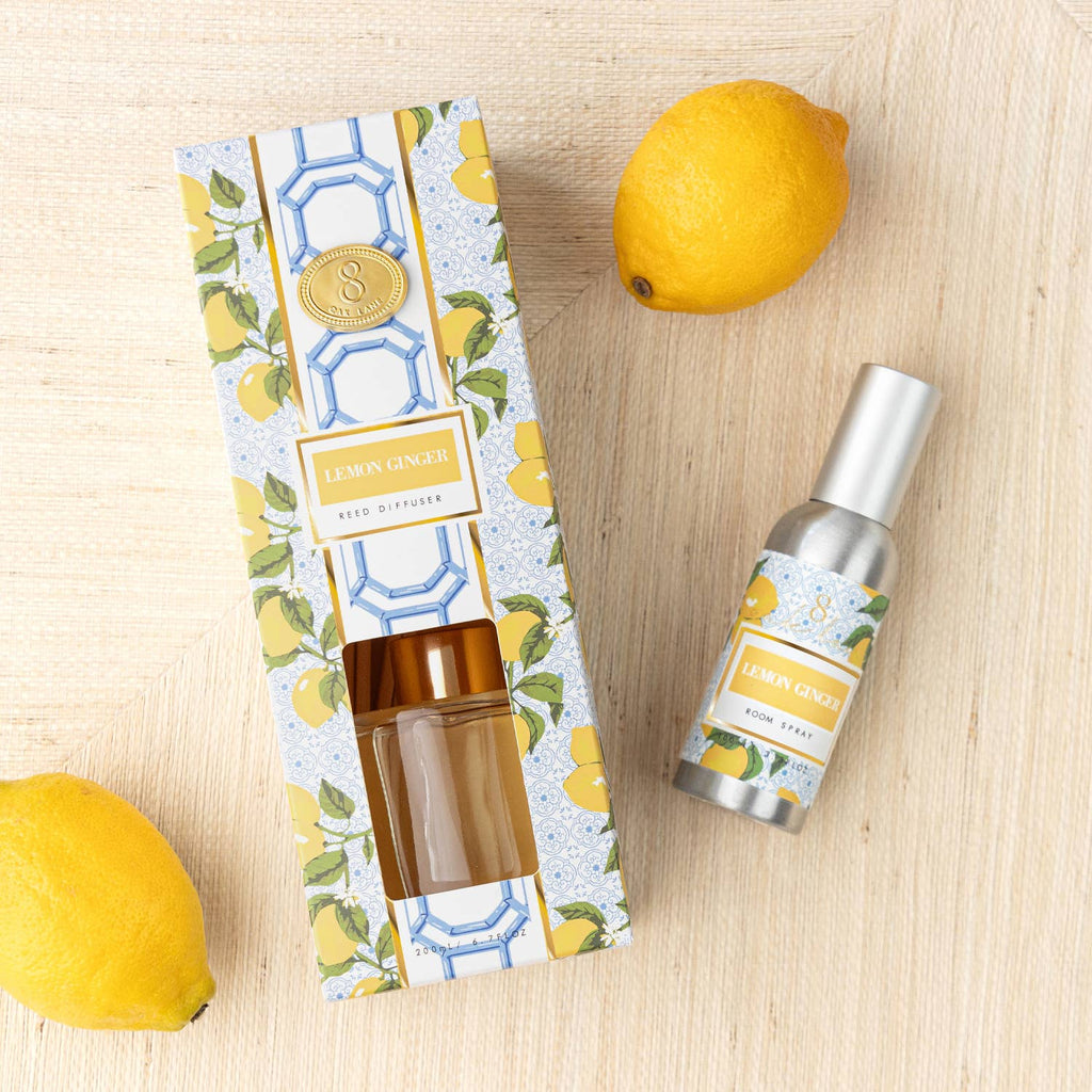 Lemon Ginger Reed Diffuser, 6.7oz, Boxed