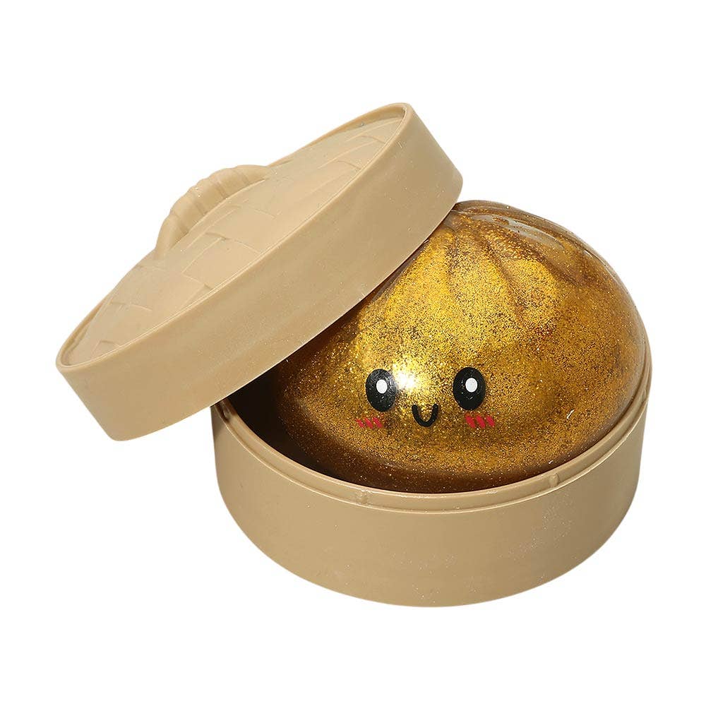 Glitter Dumpling Squishy Stress Relief Ball Toy