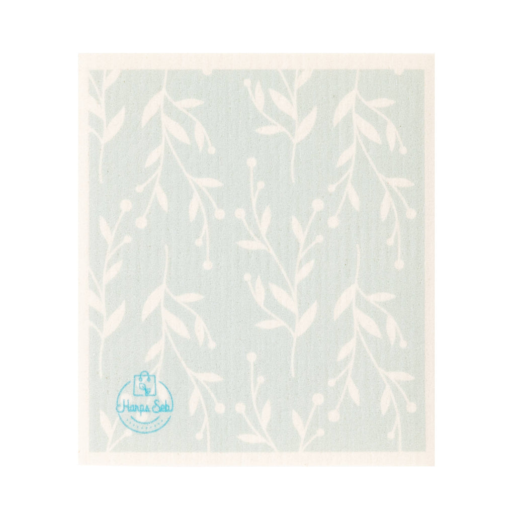 Leafy Vines Swedish Dishcloth