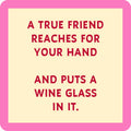Put A Wine Glass Coaster