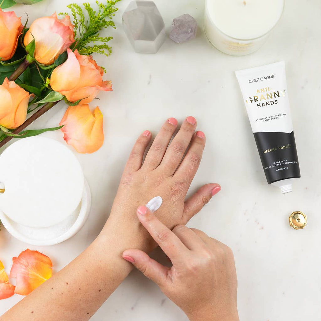 Anti-Granny Hands - Hand Cream, Funny Gift, Orange Vanilla
