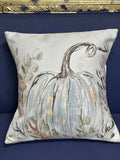 Blue Pumpkin Pillow