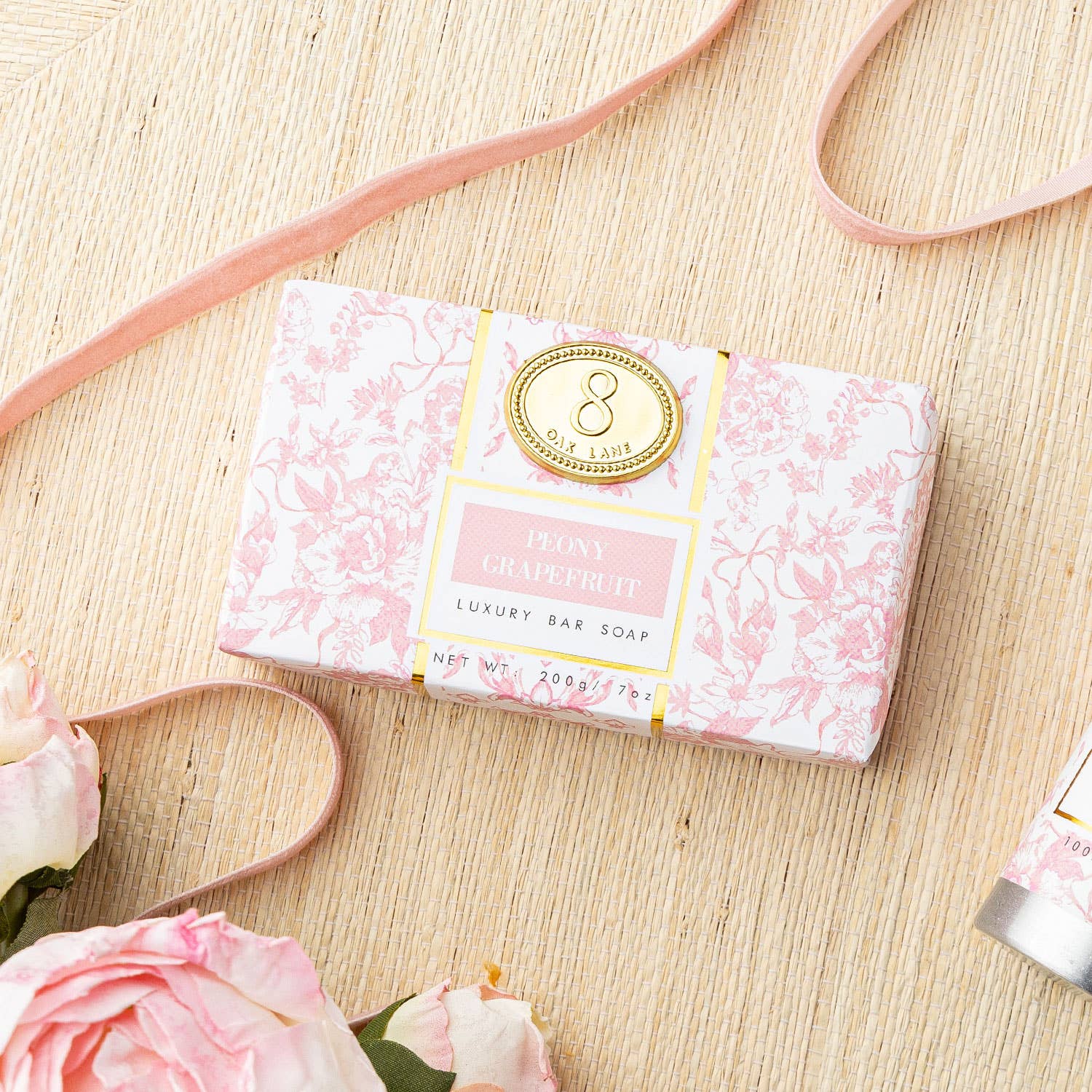 Bar Soap, Peony Grapefruit Wrapped, 7oz