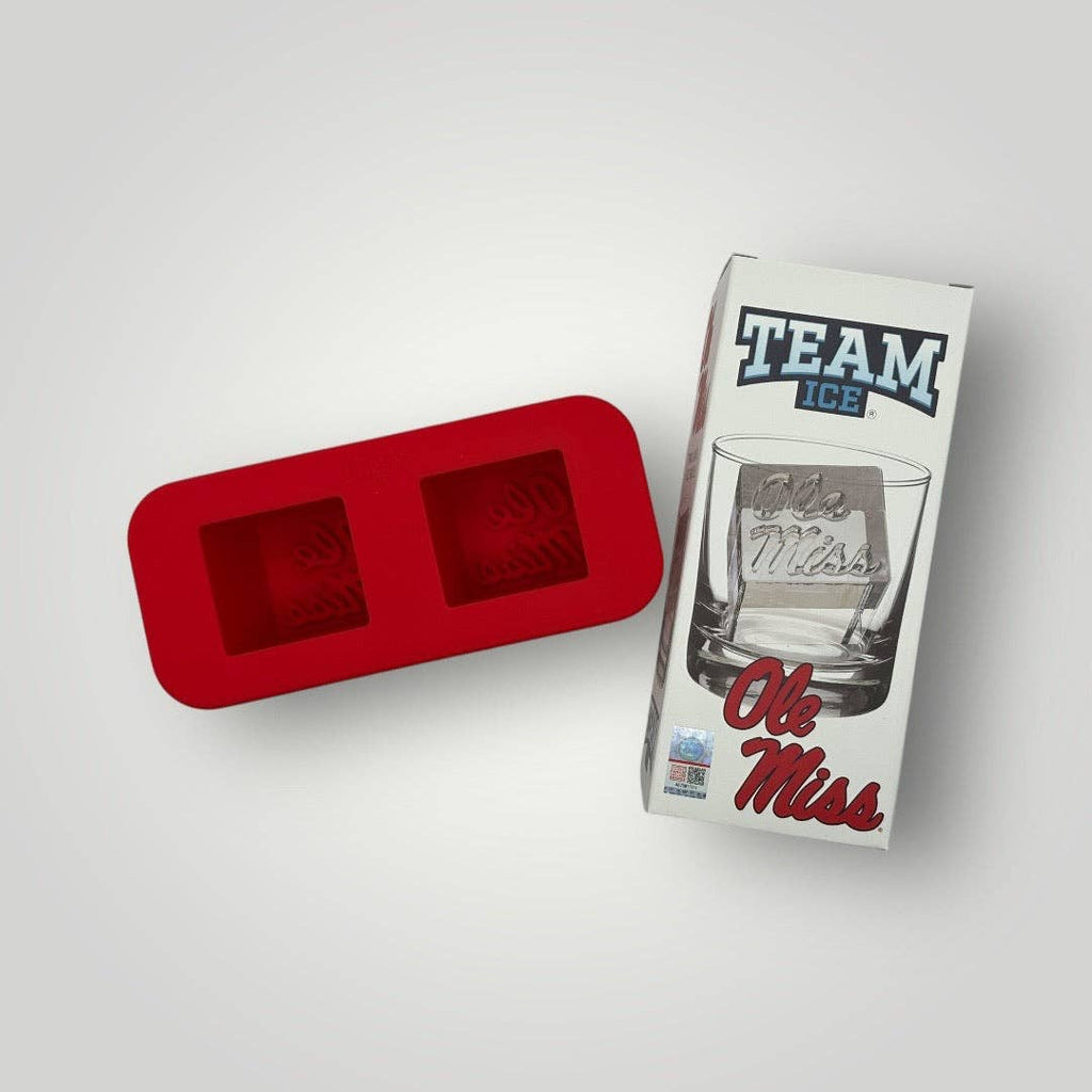 Large Ole Miss-Script Ice Mold