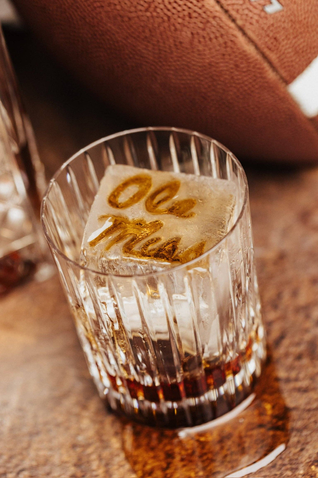 Large Ole Miss-Script Ice Mold