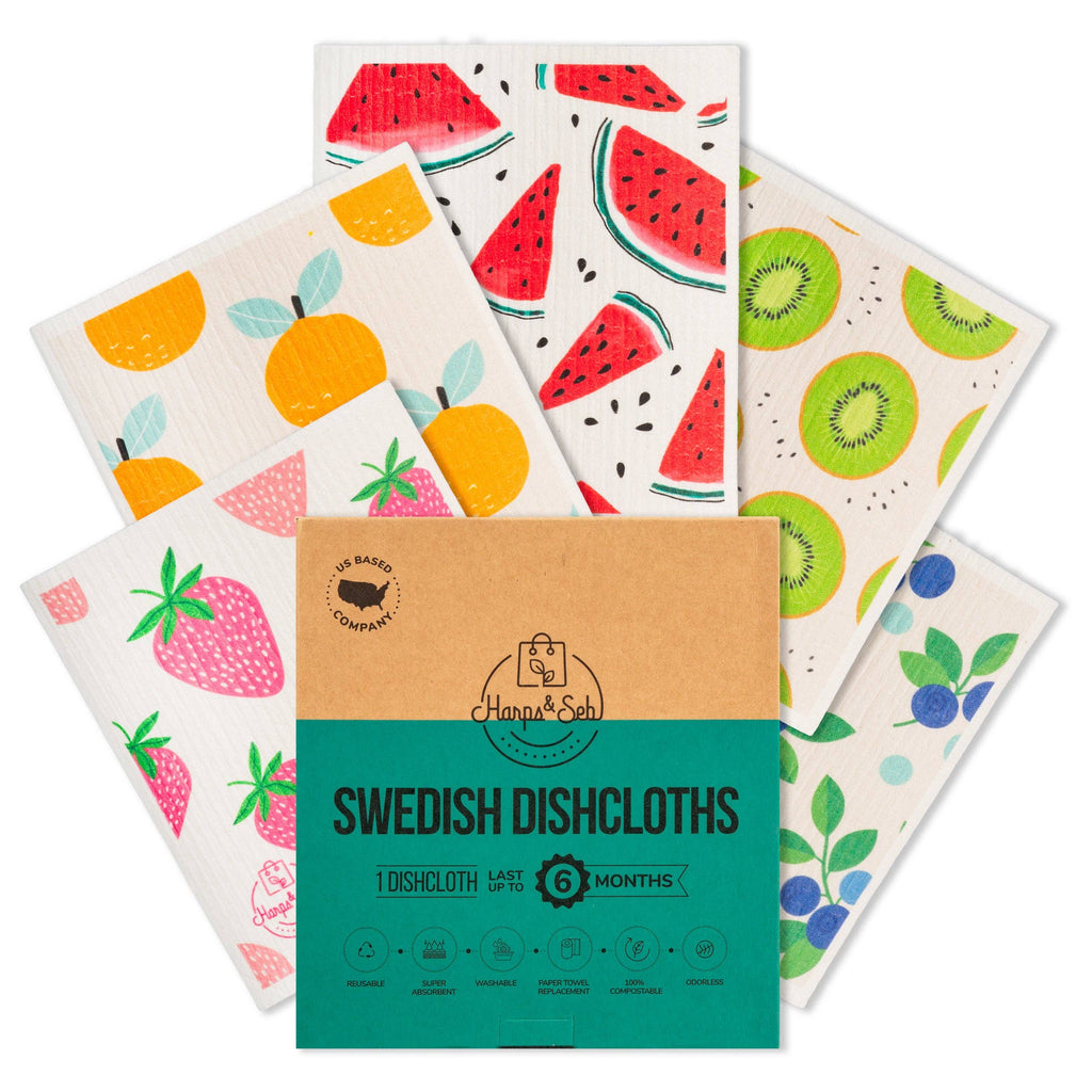 Slice of Summer Swedish Dishcloth