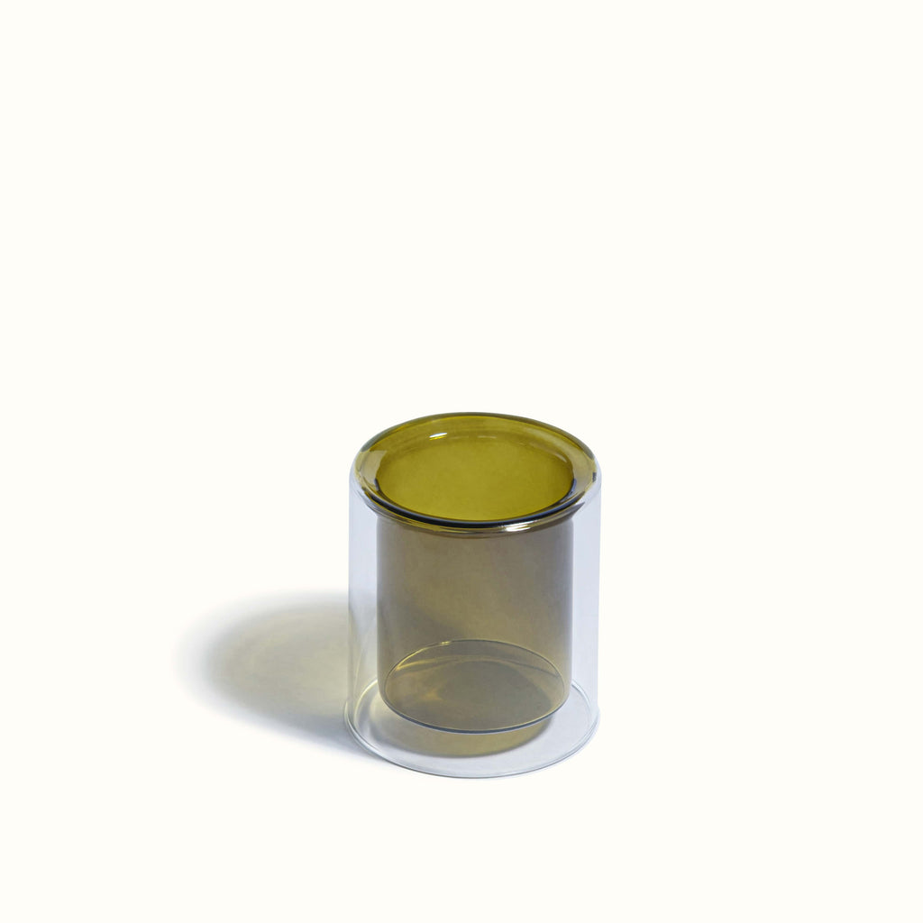 Double Glass Vessel - Small: Clear