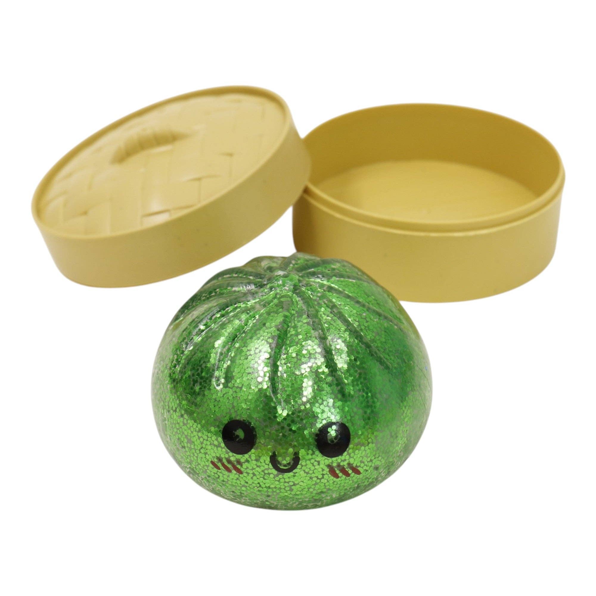 Glitter Squishy Dumpling Filled with Beads