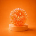 Orange Diamond Squishy Ball