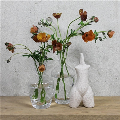 Organic Vase with Tall Neck