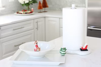 Pinstripes Melamine Paper Towel Holder