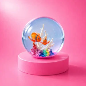 Pink Ocean Fish Squishy Ball