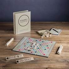 Scrabble Vintage Bookshelf Classic Board Game