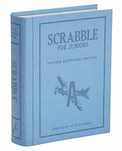 Scrabble for Juniors Vintage Bookshelf Classic Board Game